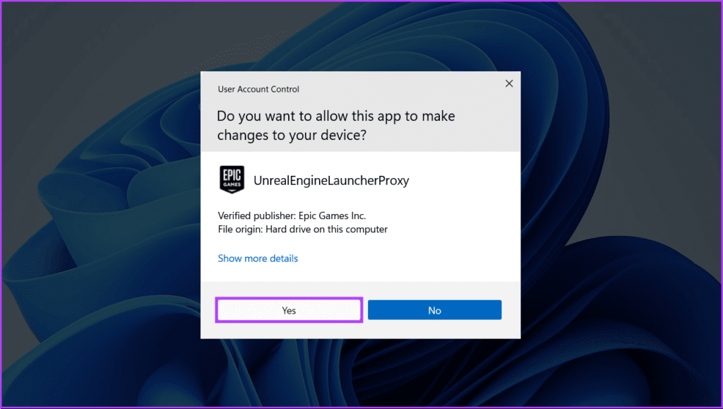Se connecter en tant qu'admin sur Epic game