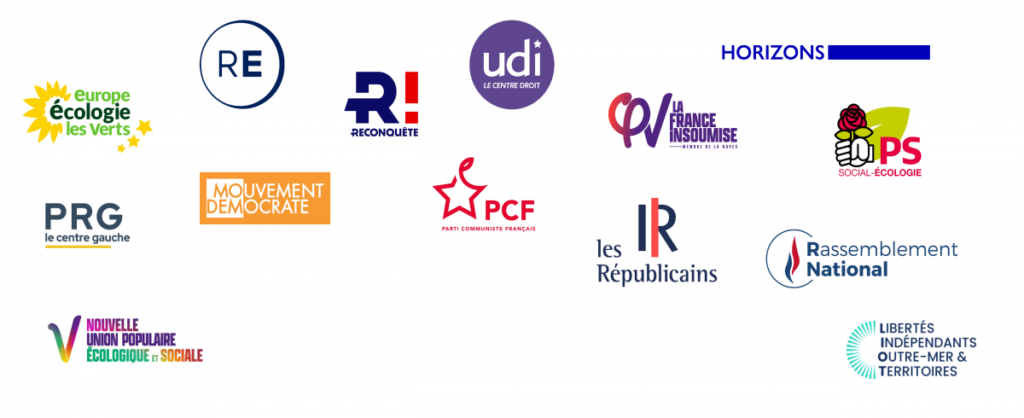 Liste des parties politiques en GFrance