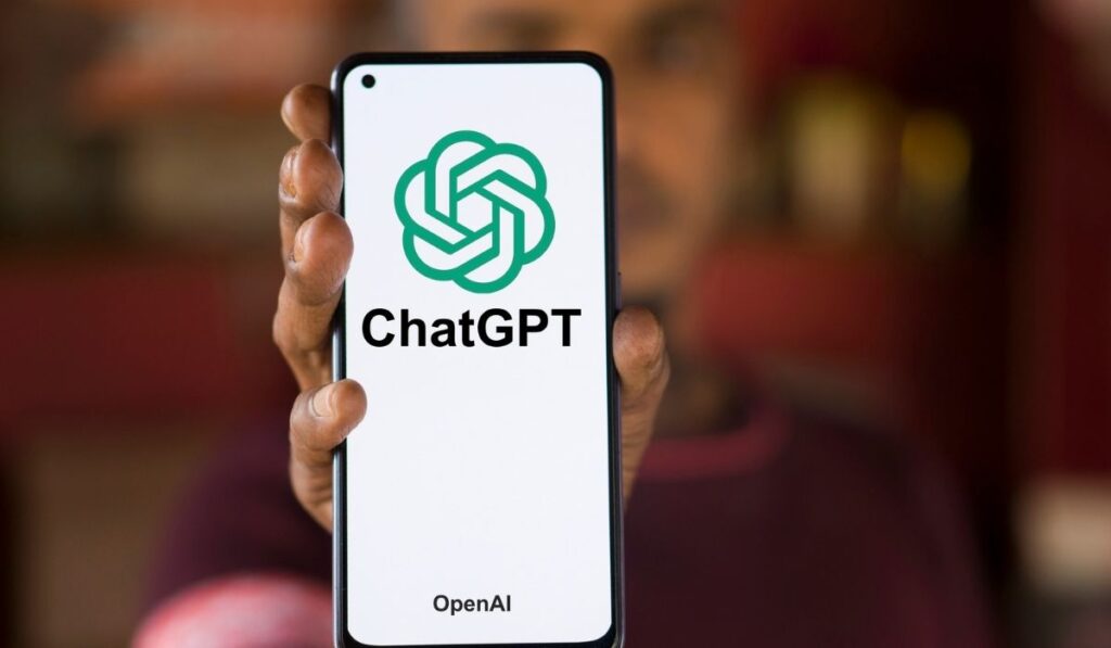 Présentation de chatgpt sur mobile
