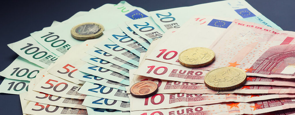 Des billets d'euros pour paiement fonctionnaire